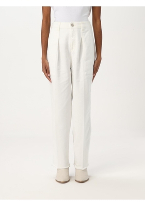 Pants PT01 Woman color White