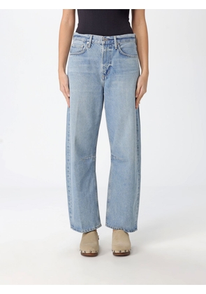 Jeans AGOLDE Woman color Indigo