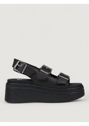 TOMMY HILFIGER Heeled Sandal Woman color Black