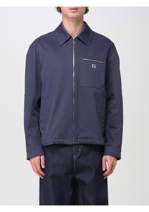 FENDI Jacket Men color Blue