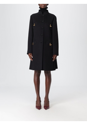 VALENTINO Coat Woman color Black