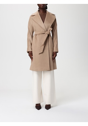 Coat MAX MARA Woman color Camel