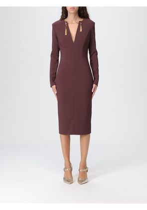 Dress ELISABETTA FRANCHI Woman color Wine