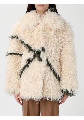 JAKKE Fur Coat Woman color Cream