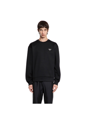 Technical cotton sweatshirt