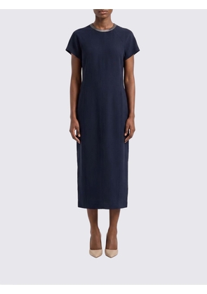 Dress BRUNELLO CUCINELLI Woman color Blue