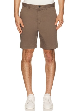 Theory Moonsoft Cotton Standard Shorts in Morel - Taupe. Size 30 (also in 31, 32, 34, 36).
