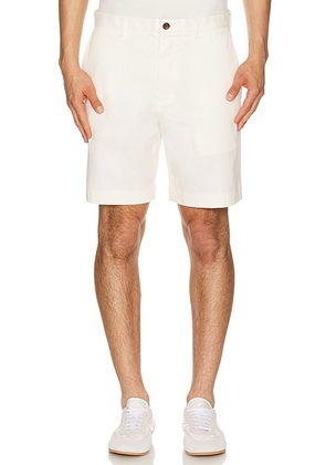 Theory Moonsoft Cotton Standard Shorts in Winter Ivory - Ivory. Size 29 (also in 30, 31, 32, 33, 34, 36).