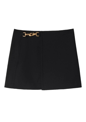 Burberry Horse Clip Mini Wool Skirt
