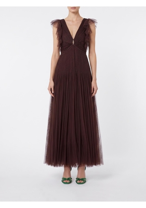 Dress ELISABETTA FRANCHI Woman color Brown