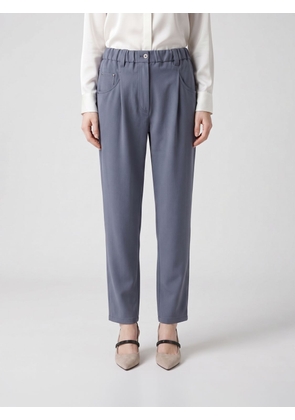 Pants BRUNELLO CUCINELLI Woman color Blue