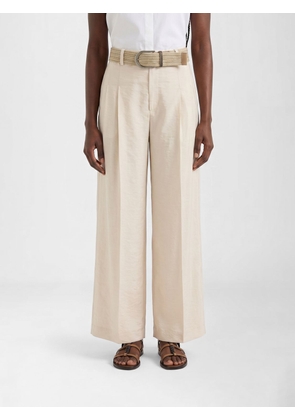 Pants BRUNELLO CUCINELLI Woman color White