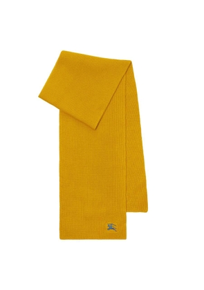 Burberry EKD Ribbed-Knit Cashmere Scarf