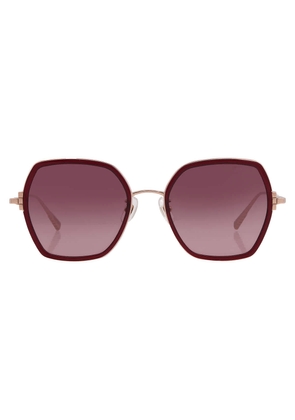 Chopard Burgundy Butterfly Ladies Sunglasses SCHL02V 08FC 54