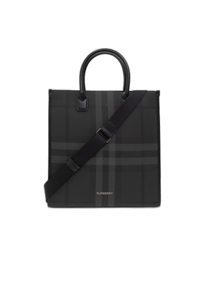 Burberry Charcoal Mens Denny Slim Shopper Bag