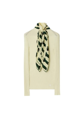 Burberry Womens Slim Fit Knit Pullover, Size Medium