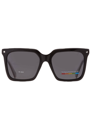 Polaroid Polarized Grey Square Ladies Sunglasses PLD 4115/S/X 0807/M9 54
