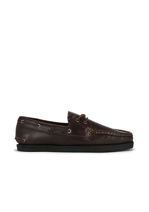 Clarks Godney Boat in Brown Leather - Brown. Size 8.5 (also in 10, 10.5, 11, 12, 9, 9.5).