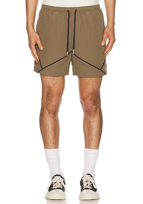 Honor The Gift Growth Track Short in Pebble - Sage. Size M (also in L, S, XL/1X, XXL/2X).