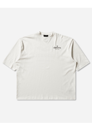 Men s Willy Chavarria Logo Shortsleeve T-Shirt Off White