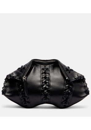 McQueen Manta Small leather shoulder bag