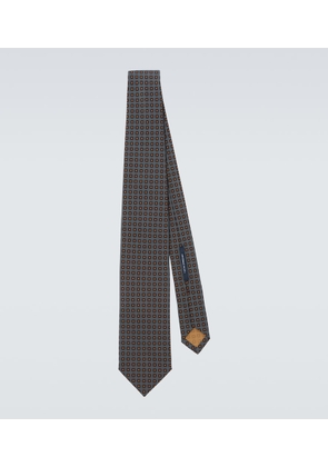 Thom Sweeney Printed silk tie