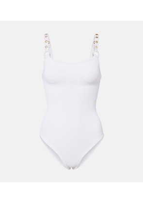 Hunza G Melody embellished swimsuit