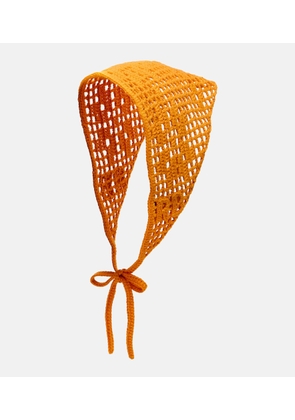 Ruslan Baginskiy Crochet cotton scarf