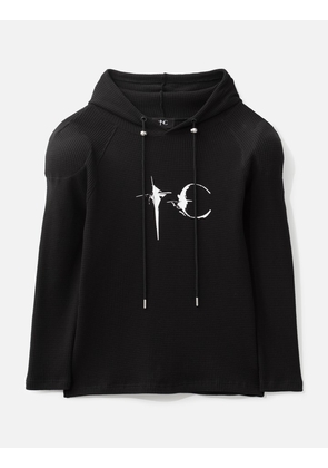 Bulk Shoulder Waffle Hoodie