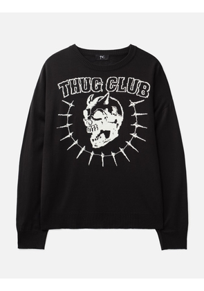 Riding Skull Knit Sweater