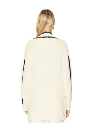 Araminta James Club Cardigan in Cream. Size M. Also in XL.