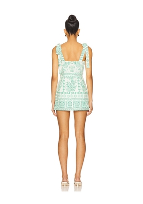 Amanda Uprichard Luisa Skort Romper in Green. Size S. Also in M, L.