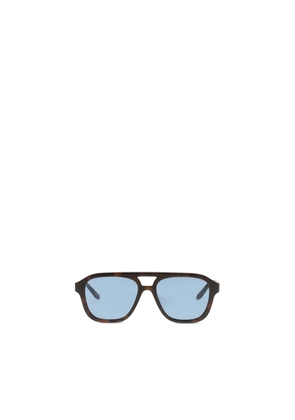 Balenciaga Brown Acetate Sunglasses