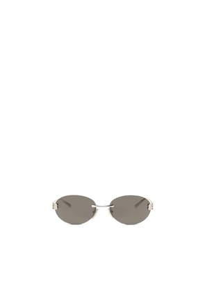 Balenciaga Silver Metal Sunglasses