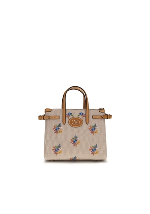 Valentino Garavani Beige Fabric Handbag