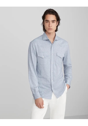 Brunello Cucinelli Natural Linen Shirt - XS