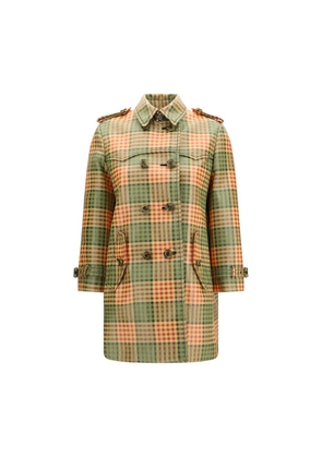 Burberry Multicolor Polyester Coat - 8