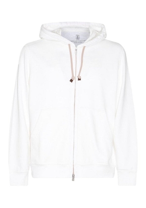Brunello Cucinelli White Cotton Sweatshirt - S