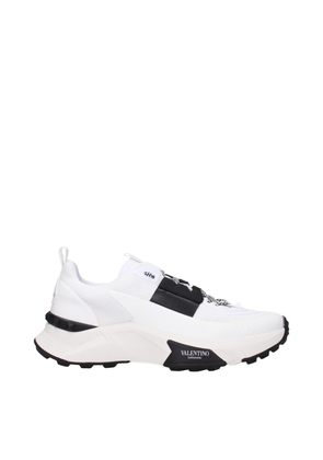 Valentino Garavani White Fabric Athletic Sneakers - EU39/US6
