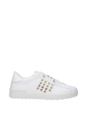 Valentino Garavani White Leather Low Top Sneakers - EU41.5/US8.5
