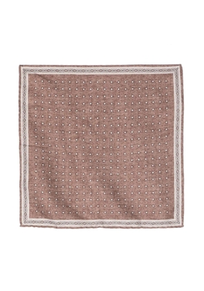 Brunello Cucinelli Multicolor Silk Pocket Square