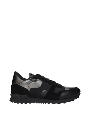 Valentino Garavani Black Leather Chunky Sneakers - EU39.5/US6.5