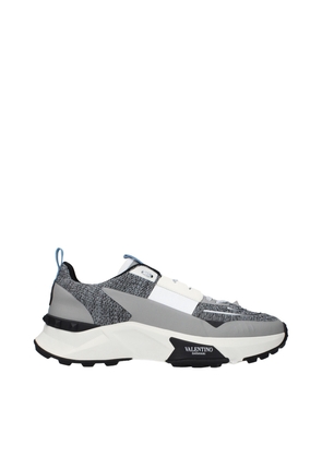 Valentino Garavani Gray Fabric Athletic Sneakers - EU41/US8