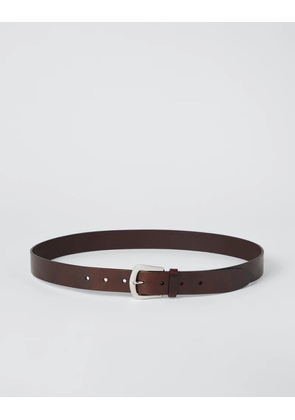 Brunello Cucinelli Natural Leather Regular Belt - 100 cm / 40 Inches