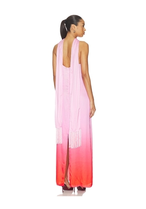 Amanda Uprichard x REVOLVE Ashton Maxi Dress in Pink,Red. Size XS. Also in L, M, S, XL.