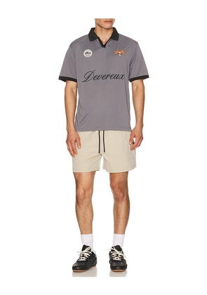 Devereux Golf The Competition Polo in Charcoal. Size S. Also in M, L, XL/1X.