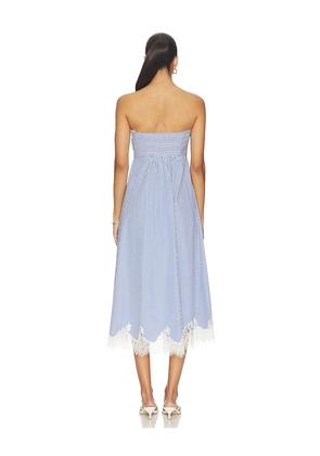 CAMI NYC Kacey Strapless Dress in Blue. Size XXS. Also in M, L.