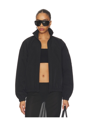 Fear of God ESSENTIALS Active Trace Full Zip Track Jacket in Black. Size XS. Also in L, M, S, XL.