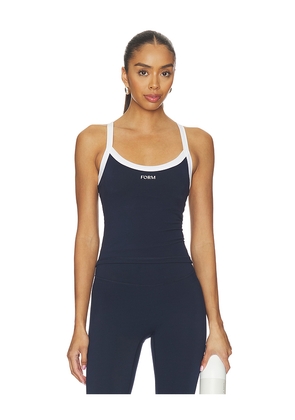 FORM Impact Tank in Navy. Size XS. Also in S, M.
