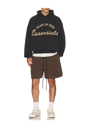 Fear of God ESSENTIALS Active Trace Classic Short in Brown. Size XS. Also in S, M, L, XL/1X.
